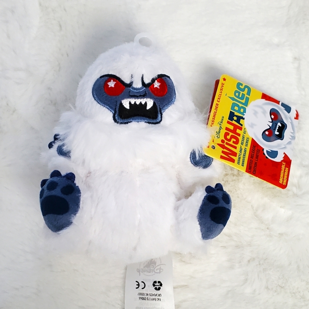 Disney Parks Limited Release Abominable Snowman Wishable plush